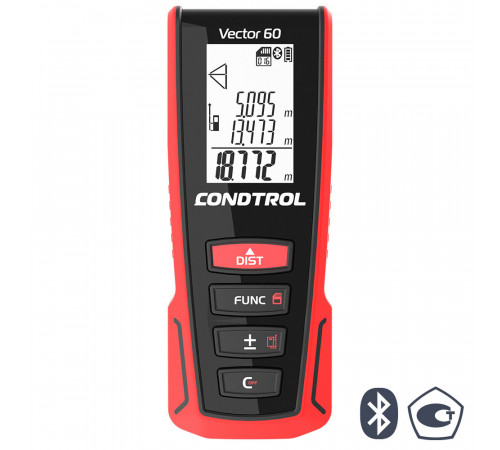 Дальномер лазерный Condtrol Vector 60 60 м (1-4-104) Дальномер лазерный Condtrol Vector 60 60 м (1-4-104)