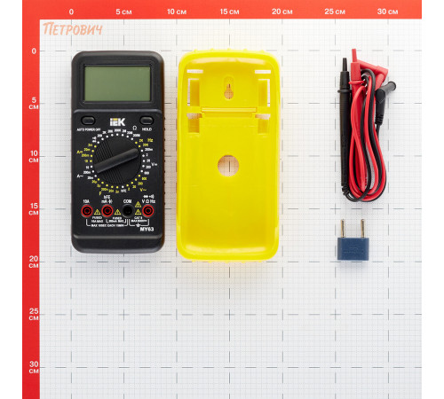 Мультиметр портативный IEK Professional MY63 (TMD-5S-063) Мультиметр портативный IEK Professional MY63 (TMD-5S-063)