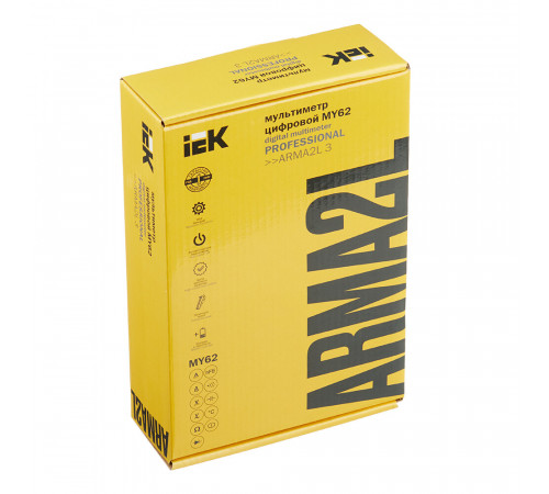 Мультиметр портативный IEK Professional MY62 (TMD-5S-062) Мультиметр портативный IEK Professional MY62 (TMD-5S-062)