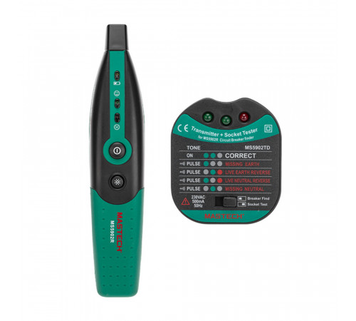 Тестер Mastech MS5902RTD розеток и автоматов (13-1262) Тестер Mastech MS5902RTD розеток и автоматов (13-1262)