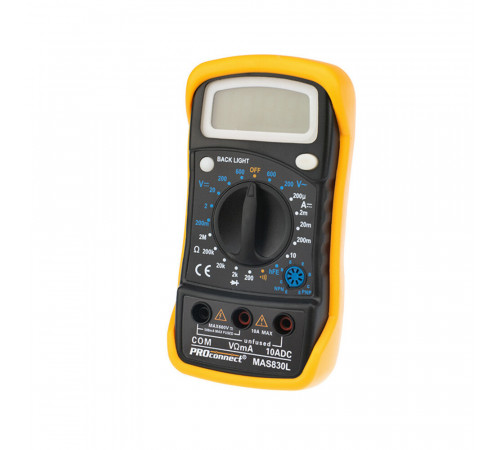 Мультиметр портативный Proconnect MAS830L (DT850L) (13-3021) Мультиметр портативный Proconnect MAS830L (DT850L) (13-3021)