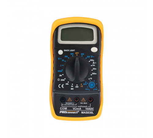 Мультиметр портативный Proconnect MAS830L (DT850L) (13-3021) Мультиметр портативный Proconnect MAS830L (DT850L) (13-3021)