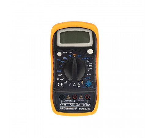 Мультиметр портативный Proconnect MAS838L (DT858L) (13-3022) Мультиметр портативный Proconnect MAS838L (DT858L) (13-3022)