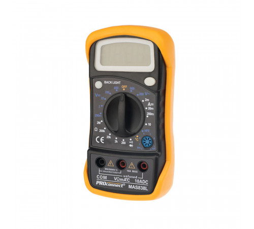 Мультиметр портативный Proconnect MAS838L (DT858L) (13-3022) Мультиметр портативный Proconnect MAS838L (DT858L) (13-3022)