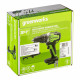 Дрель-шуруповерт ударная аккумуляторная бесщеточная Greenworks GD24DD140 24 В без АКБ и ЗУ (3707607)