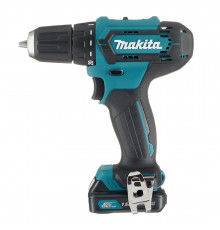 Дрель-шуруповерт аккумуляторная Makita CXT DF333D 12 В 1,5 Ач Li-Ion 2 АКБ и ЗУ (DF333DWYE)