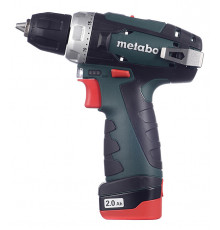 Дрель-шуруповерт аккумуляторная Metabo PowerMaxx BS 12 В 2 Ач Li-Ion 2 АКБ и ЗУ (600080500)