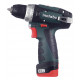 Дрель-шуруповерт аккумуляторная Metabo PowerMaxx BS 12 В 2 Ач Li-Ion 2 АКБ и ЗУ (600080500)