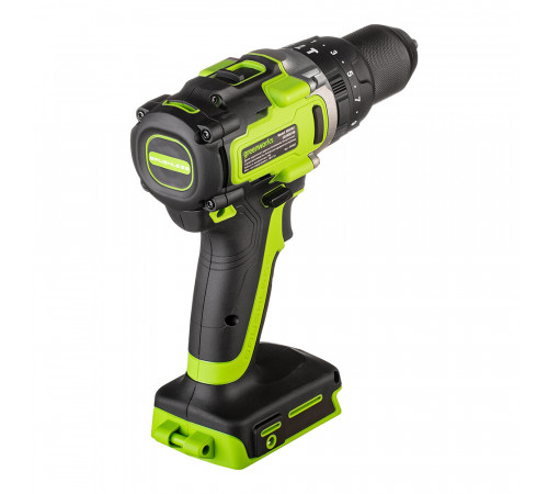 Дрель-шуруповерт ударная аккумуляторная бесщеточная Greenworks GD24DD140 24 В без АКБ и ЗУ (3707607) Дрель-шуруповерт ударная аккумуляторная бесщеточная Greenworks GD24DD140 24 В без АКБ и ЗУ (3707607)