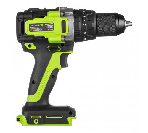 Дрель-шуруповерт ударная аккумуляторная бесщеточная Greenworks GD24DD140 24 В без АКБ и ЗУ (3707607) Дрель-шуруповерт ударная аккумуляторная бесщеточная Greenworks GD24DD140 24 В без АКБ и ЗУ (3707607)