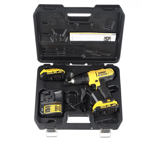 Дрель-шуруповерт аккумуляторная DeWalt 18 В 2 Ач Li-Ion 2 АКБ и ЗУ (DCD771D2-QW) Дрель-шуруповерт аккумуляторная DeWalt 18 В 2 Ач Li-Ion 2 АКБ и ЗУ (DCD771D2-QW)