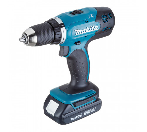 Дрель-шуруповерт аккумуляторная Makita LXT DDF453SYE 18 В 1,5 Ач Li-Ion 2 АКБ и ЗУ Дрель-шуруповерт аккумуляторная Makita LXT DDF453SYE 18 В 1,5 Ач Li-Ion 2 АКБ и ЗУ