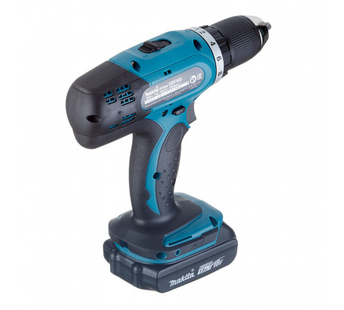 Дрель-шуруповерт аккумуляторная Makita LXT DDF453SYE 18 В 1,5 Ач Li-Ion 2 АКБ и ЗУ Дрель-шуруповерт аккумуляторная Makita LXT DDF453SYE 18 В 1,5 Ач Li-Ion 2 АКБ и ЗУ