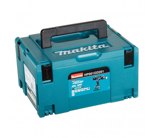 Дрель-шуруповерт аккумуляторная бесщеточная Makita XGT 40 В 2,5 Ач Li-Ion 2 АКБ и ЗУ (HP001GD201) Дрель-шуруповерт аккумуляторная бесщеточная Makita XGT 40 В 2,5 Ач Li-Ion 2 АКБ и ЗУ (HP001GD201)