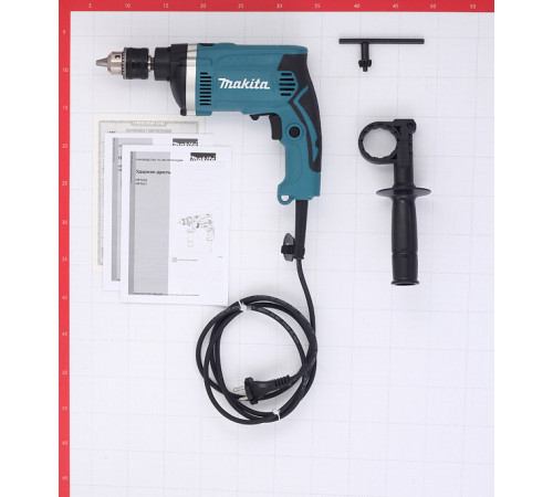 Дрель сетевая ударная Makita HP1630 710 Вт ключевой патрон