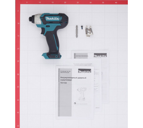 Шуруповерт ударный аккумуляторный Makita CXT TD110DZ 10,8 В без АКБ и ЗУ Шуруповерт ударный аккумуляторный Makita CXT TD110DZ 10,8 В без АКБ и ЗУ