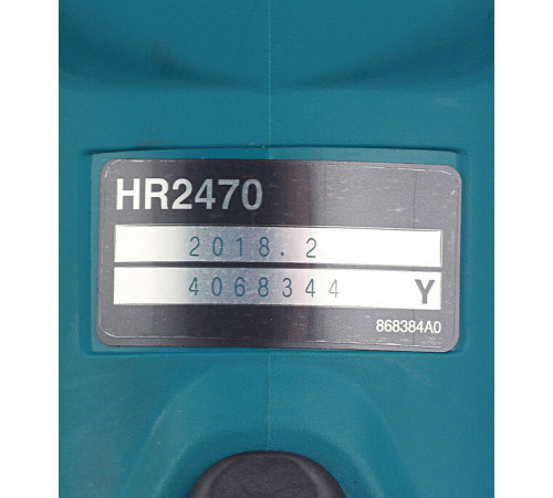 Перфоратор электрический Makita HR2470 780 Вт 2,4 Дж SDS-plus Перфоратор электрический Makita HR2470 780 Вт 2,4 Дж SDS-plus