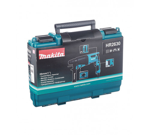 Перфоратор электрический Makita HR2630 800 Вт 2,9 Дж SDS-plus Перфоратор электрический Makita HR2630 800 Вт 2,9 Дж SDS-plus