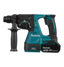 Перфоратор аккумуляторный Makita DHR242RFE 18 В 2 Дж 2х3Ач Li-Ion SDS-plus 2 АКБ и ЗУ