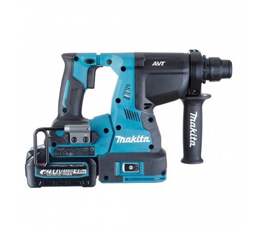 Перфоратор аккумуляторный Makita 40 В 2,8 Дж 2х4Ач Li-Ion SDS-plus 2 АКБ и ЗУ (HR001GM201) Перфоратор аккумуляторный Makita 40 В 2,8 Дж 2х4Ач Li-Ion SDS-plus 2 АКБ и ЗУ (HR001GM201)