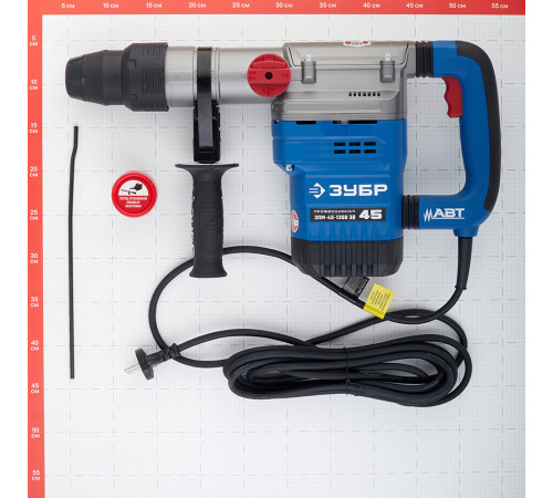 Перфоратор электрический Зубр ЗПМ-45-1350 ЭВ 1350 Вт 12,5 Дж SDS-max Перфоратор электрический Зубр ЗПМ-45-1350 ЭВ 1350 Вт 12,5 Дж SDS-max