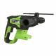Перфоратор аккумуляторный Greenworks GD24SDS2K4 24 В 2 Дж 1х4Ач Li-Ion SDS-plus с АКБ и ЗУ (3803007UB)