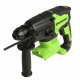 Перфоратор аккумуляторный Greenworks GD24SDS2K4 24 В 2 Дж 1х4Ач Li-Ion SDS-plus с АКБ и ЗУ (3803007UB)