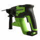 Перфоратор аккумуляторный Greenworks GD24SDS2K4 24 В 2 Дж 1х4Ач Li-Ion SDS-plus с АКБ и ЗУ (3803007UB)