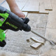Перфоратор аккумуляторный Greenworks GD24SDS2K4 24 В 2 Дж 1х4Ач Li-Ion SDS-plus с АКБ и ЗУ (3803007UB)