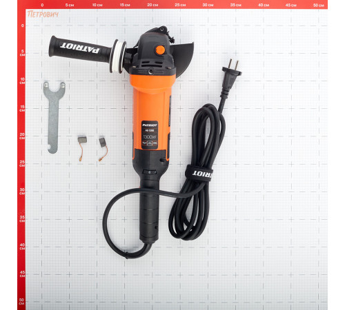 Шлифмашина угловая электрическая Patriot AG 128E 1300 Вт d125 мм (110301129)