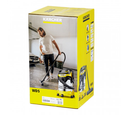 Строительный пылесос Karcher WD 5 S V-25/5/22 1100 Вт 25 л Строительный пылесос Karcher WD 5 S V-25/5/22 1100 Вт 25 л