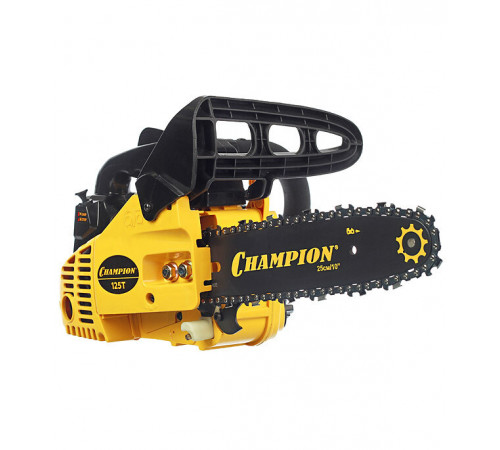 Бензопила Champion 125T 0,95 л.с. 10' шаг 3/8' паз 1,3 мм 40 звеньев Бензопила Champion 125T 0,95 л.с. 10' шаг 3/8' паз 1,3 мм 40 звеньев