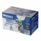 Краскопульт пневматический Pegas Pneumatic HVLP827 1/4 0,6 л (2713)