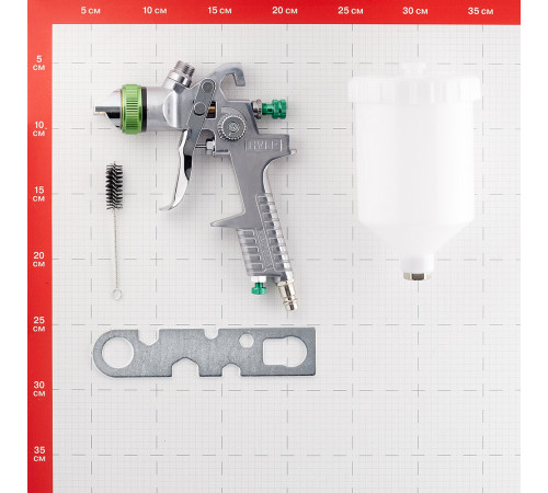 Краскопульт пневматический Pegas Pneumatic HVLP827 1/4 0,6 л (2712)