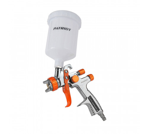 Краскопульт пневматический Patriot LVLP 1,2A 1/4 0,6 л (830901016) Краскопульт пневматический Patriot LVLP 1,2A 1/4 0,6 л (830901016)
