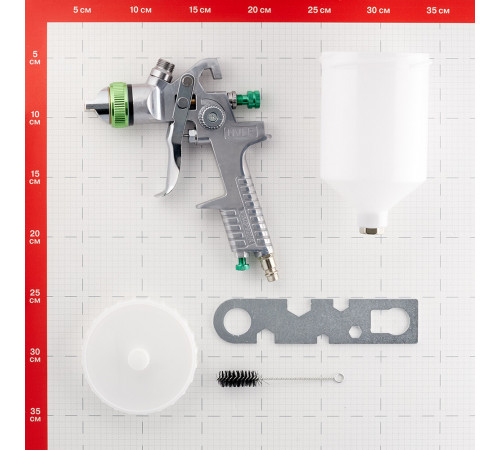Краскопульт пневматический Pegas Pneumatic HVLP827 1/4 0,6 л (2725) Краскопульт пневматический Pegas Pneumatic HVLP827 1/4 0,6 л (2725)