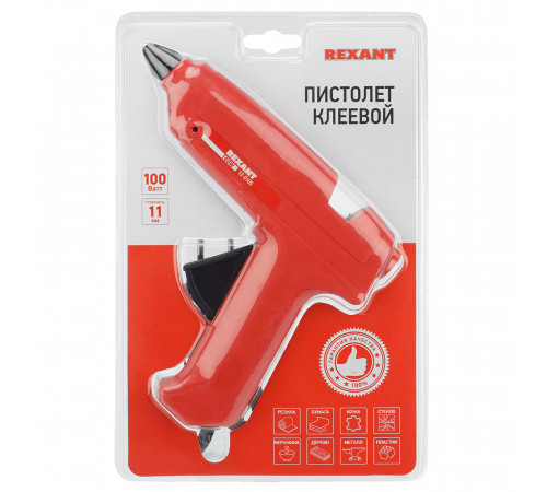 Пистолет клеевой электрический Rexant 100 Вт (12-0105) Пистолет клеевой электрический Rexant 100 Вт (12-0105)