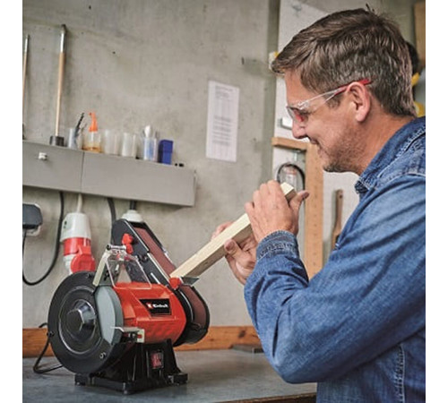 Точило электрическое Einhell TC-US 350 (4466154) 350 Вт круг 150 мм с лентой