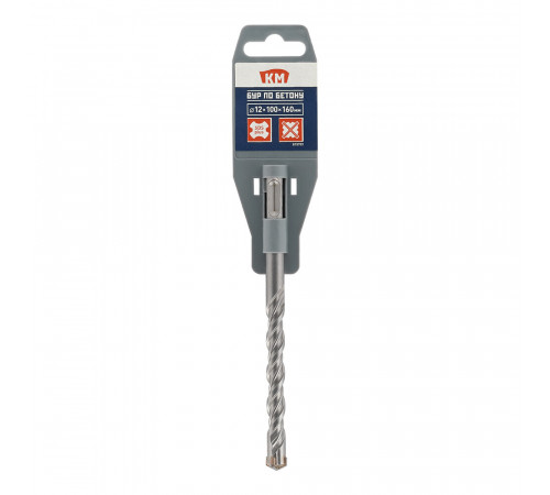 Бур SDS-plus КМ 12х100х160 мм (815733) Бур SDS-plus КМ 12х100х160 мм (815733)