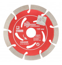 Диск алмазный по бетону Trio-Diamond Grand Ultra Segment 125x22,2x2 мм сегментный сухой рез (GUS722)