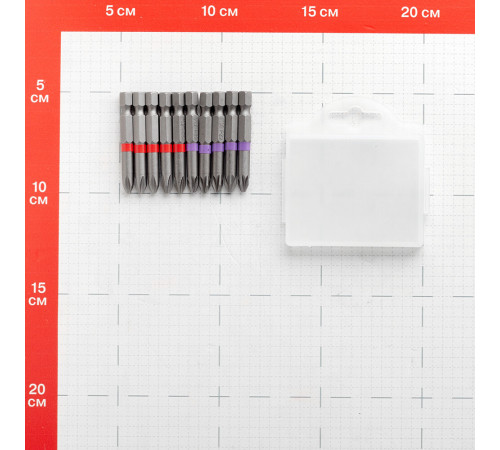 Бита КМ (882108) PH2/PZ2 магнитная 50 мм (10 шт.) Бита КМ (882108) PH2/PZ2 магнитная 50 мм (10 шт.)
