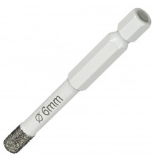 Коронка алмазная Diamond Industrial (DIDKVP06S10) по керамограниту d6 мм