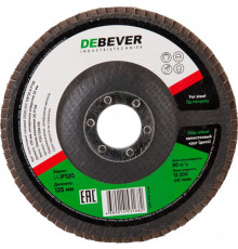 Круг лепестковый по металлу/древесине Debever 125х22,2 мм P120 (FDC 125A 120 72F)