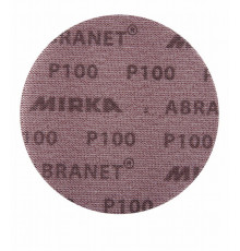 Диск шлифовальный Mirka Abranet d150 мм P100 на липучку сетчатая основа (5 шт.)