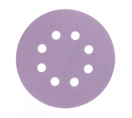 Диск шлифовальный КМ Purple d125 мм P180 на липучку бумажная основа (5 шт.)