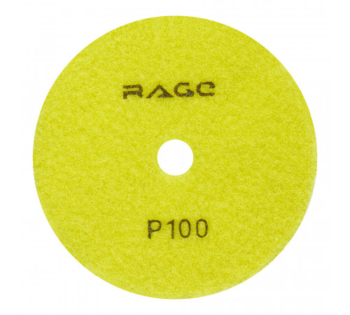 Круг алмазный шлифовальный по камню Rage by Vira гибкий d100 мм P100 для сухого шлифования Круг алмазный шлифовальный по камню Rage by Vira гибкий d100 мм P100 для сухого шлифования