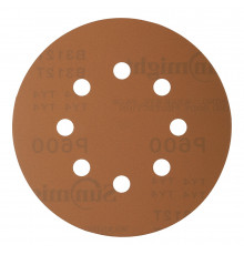 Диск шлифовальный Sunmight Gold d125 мм P600 на липучку бумажная основа (5 шт.)