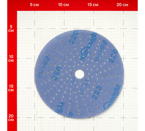 Диск шлифовальный Sunmight Ceramic d150 мм P220 на липучку пленочная основа (5 шт.) Диск шлифовальный Sunmight Ceramic d150 мм P220 на липучку пленочная основа (5 шт.)