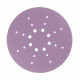 Диск шлифовальный КМ Purple d225 мм Р120 на липучку бумажная основа (5 шт.)