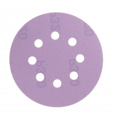 Диск шлифовальный КМ Purple d125 мм P320 на липучку бумажная основа (5 шт.)